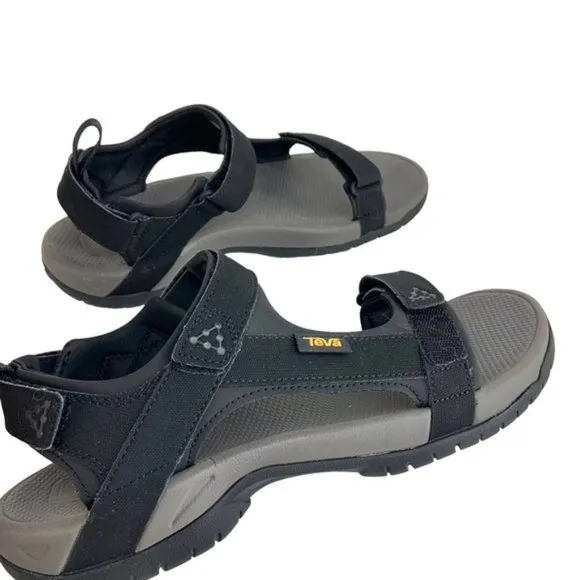 Teva Meacham Black Strappy Water Sandals