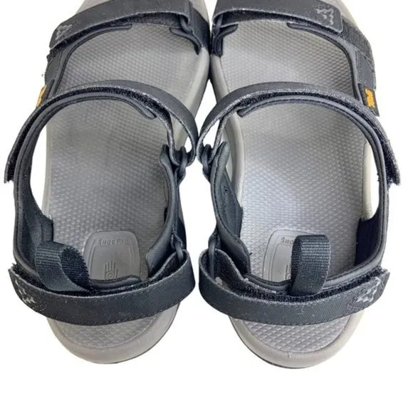 Teva Meacham Black Strappy Water Sandals