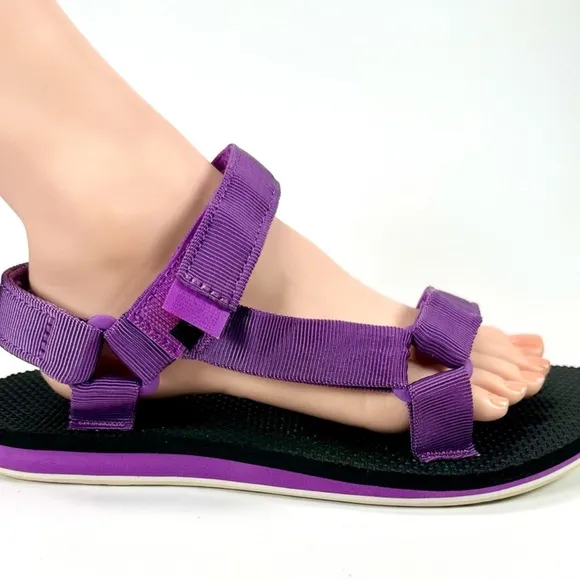 Teva Women's Original Universal Purple Flat Strappy Sandals Shoes US 9