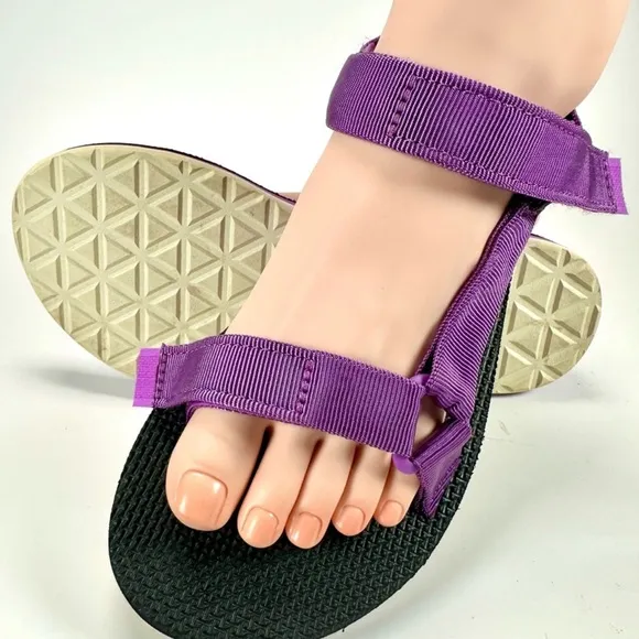 Teva Women's Original Universal Purple Flat Strappy Sandals Shoes US 9
