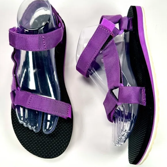Teva Women's Original Universal Purple Flat Strappy Sandals Shoes US 9