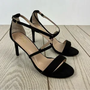 Thalia Sodi Women's Darria Strappy Sandals 9M Black $60
