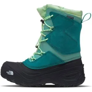 The North Face Alpenglow V NF0A5LXF9X2 Snow Boots Kids Blue Waterproof YUM187