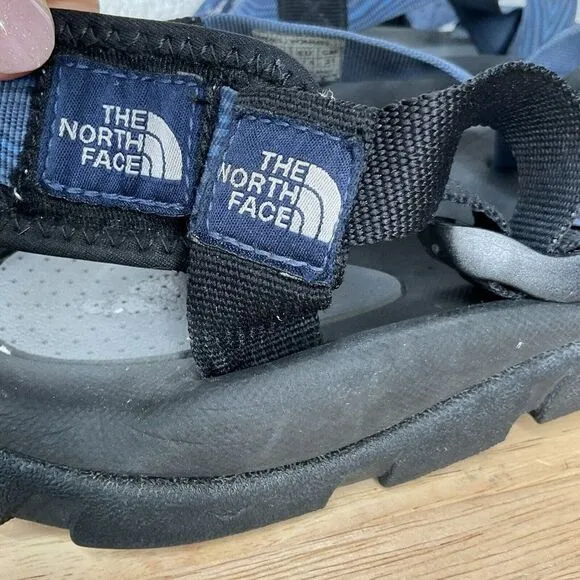The North Face Hydro Track Men's Blue Trekking Water Strappy Sandals Size 13
