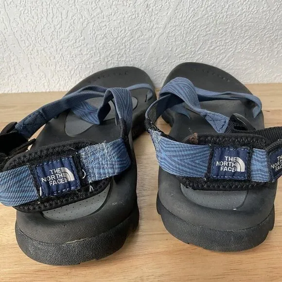 The North Face Hydro Track Men's Blue Trekking Water Strappy Sandals Size 13