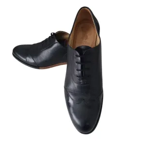 The Office of Angela Scott Mr. Evans Wingtip Black Loafers sz 11 US Retail $575