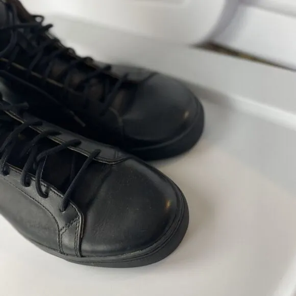 Thoroughly Crafted Goods TCG Black Leather Size 41 Us 8 Logan High Top Sneakers