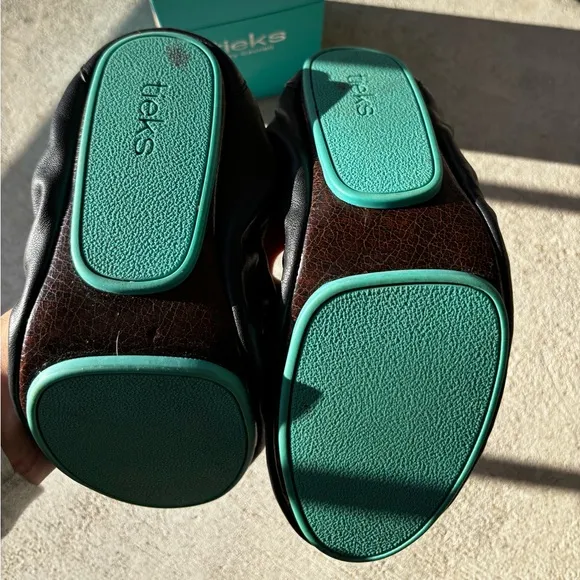 TIEKS AUTHENTIC LEATHER BALLET FLATS