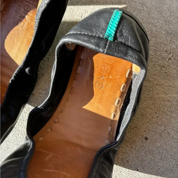 TIEKS AUTHENTIC LEATHER BALLET FLATS