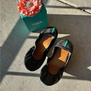TIEKS AUTHENTIC LEATHER BALLET FLATS