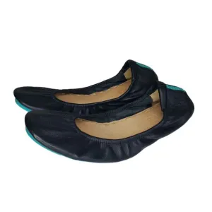 Tieks by Gavrieli Matte Black Ballet Flats Womens Size 7 Leather Foldable Shoes