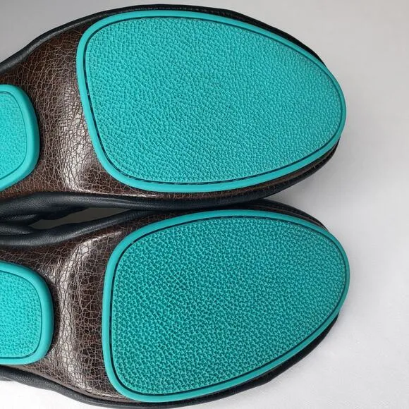 Tieks by Gavrieli Matte Black Ballet Flats Womens Size 7 Leather Foldable Shoes
