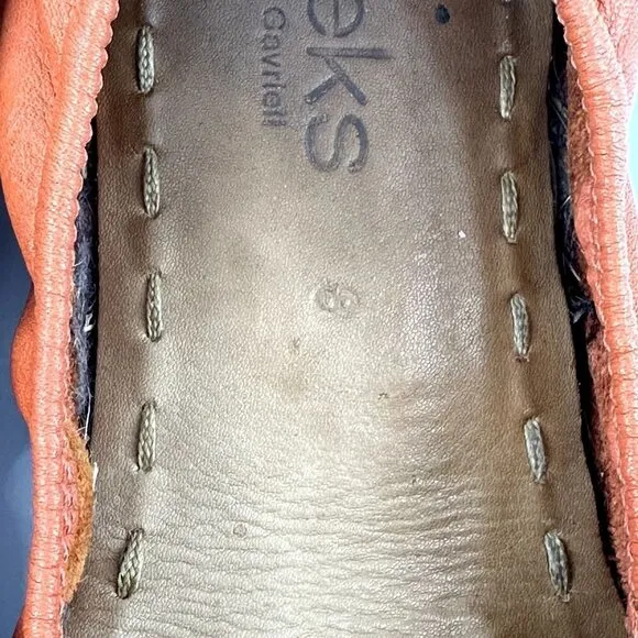 Tieks Classic Ballet Flats Poppy Orange Size 8