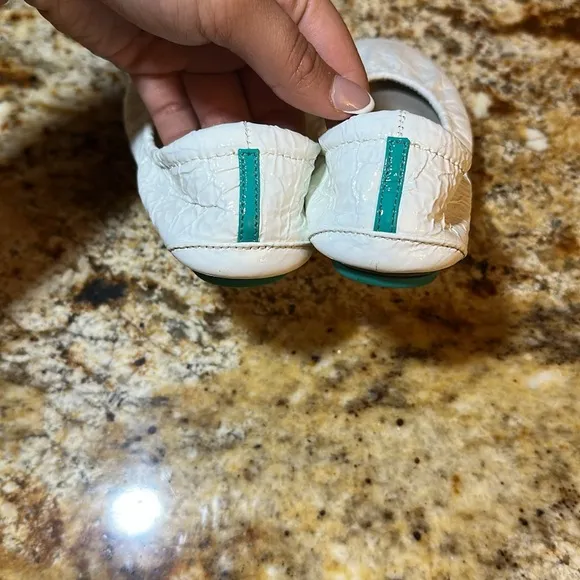 Tieks Kids White Ballet Flats