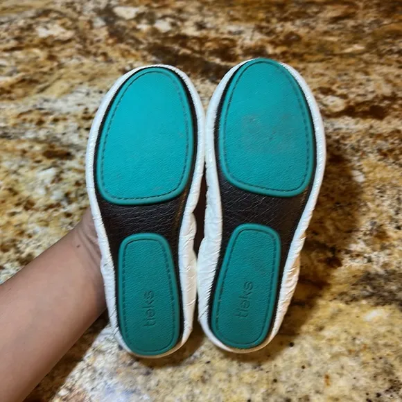 Tieks Kids White Ballet Flats