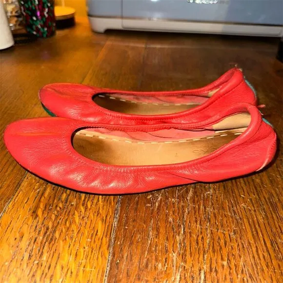 Tieks Women's Leather Ballet Flats Size 7 Casual Slip On Shoes