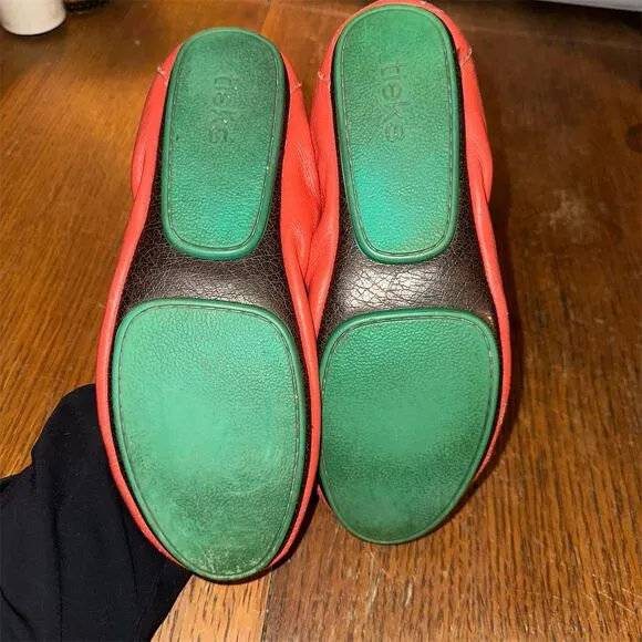 Tieks Women's Leather Ballet Flats Size 7 Casual Slip On Shoes