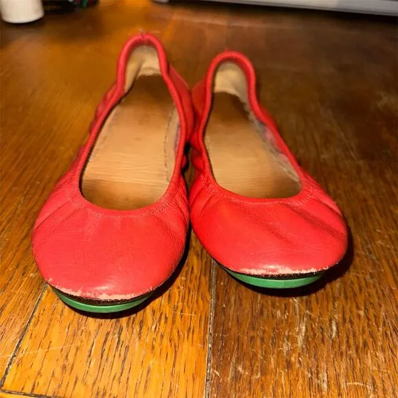 Tieks Women's Leather Ballet Flats Size 7 Casual Slip On Shoes