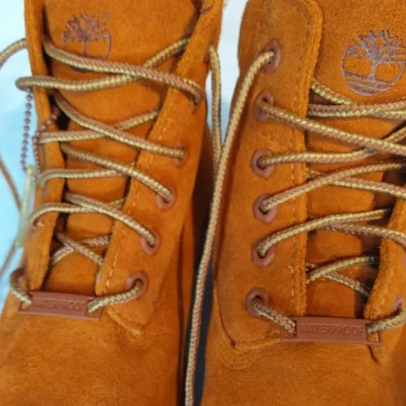 Timberland Limited Edition 6&quot; Premium Dark Rust Suede Waterproof Girl's Boots