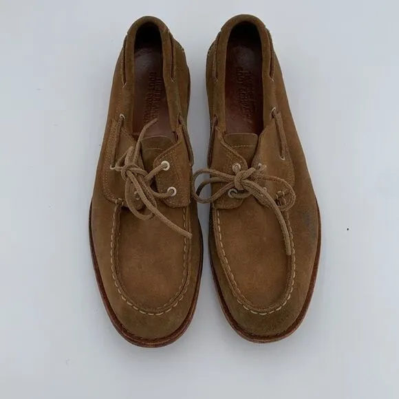 Timberland slip on men’s loafers classic brown suede leather men’s size 10