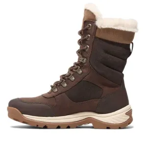 Timberland White Ledge Tall Lace-Up Waterproof Snow Boots Brown SZ 8.5 A14