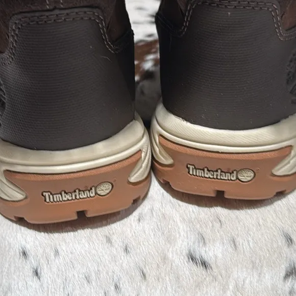 Timberland White Ledge Tall Lace-Up Waterproof Snow Boots Brown SZ 8.5 A14