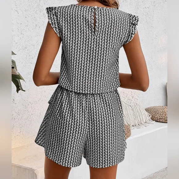 Timeless Tones Shorts Set - Black