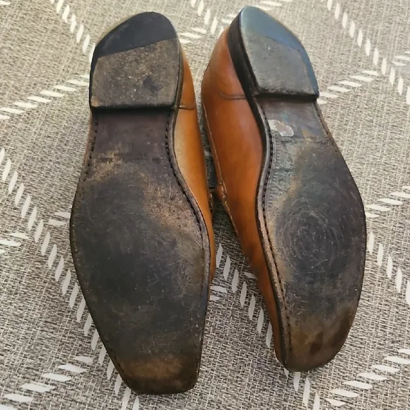 To Boot Brown Leather Slip-On Loafers