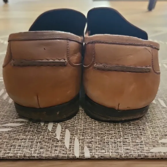 To Boot Brown Leather Slip-On Loafers