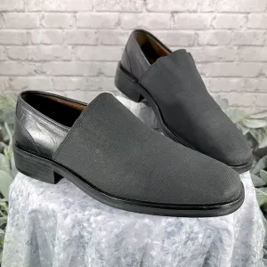 To Boot New York - Adam Derrick - Black Leather Stretch Dress Loafers Men’s 9.5M