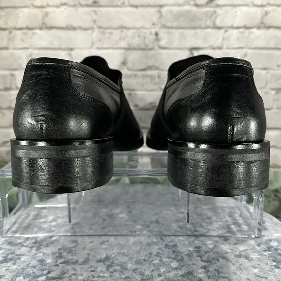 To Boot New York - Adam Derrick - Black Leather Stretch Dress Loafers Men’s 9.5M