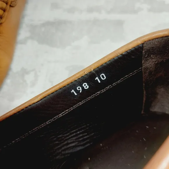 To Boot New York Adam Derrick Brown Leather Slip On Loafers V499