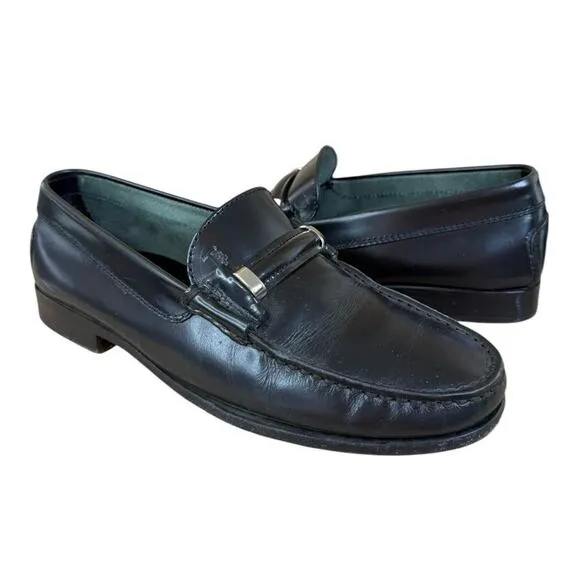 Tod’s Black Leather Bit Loafers Size 6.5 | Classic Italian Slip-On Shoes