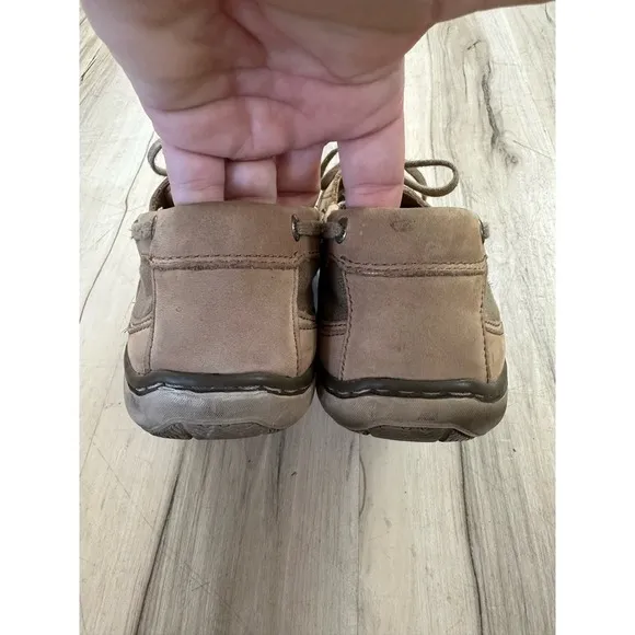 Tommy Bahama Boat Deck Clove With Sisal Loafers Tan Suede Casual Shoes