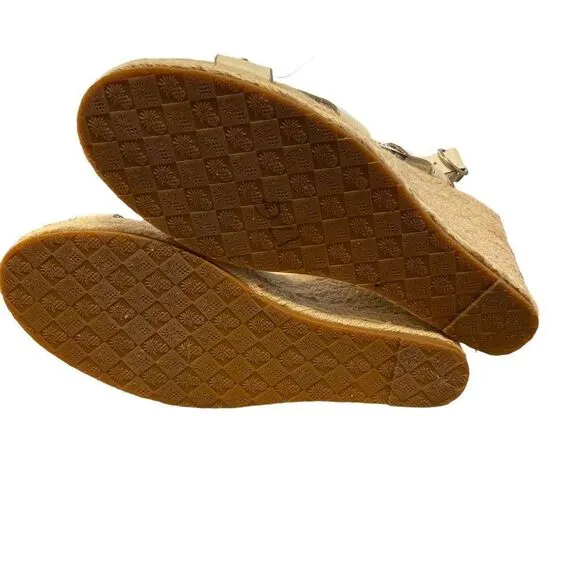 Tommy Bahama Leather Riviera Rope Espadrilles Sandals Size 9