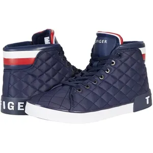 TOMMY HILFIGER MEN’S ROSH 3 HIGH TOP NAVY SNEAKERS
