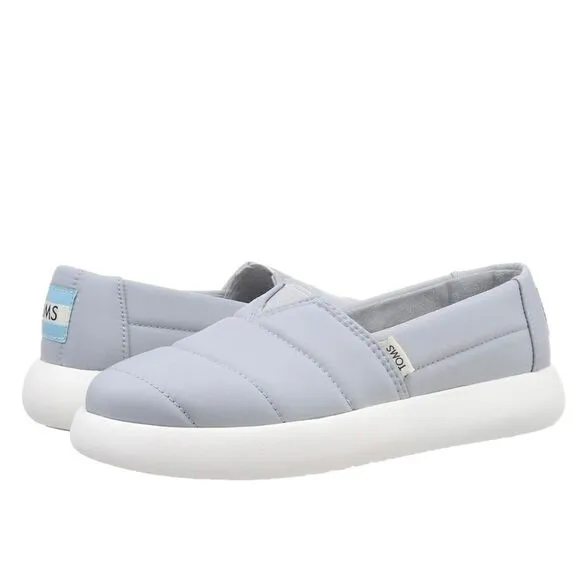 Toms Women's Camping &amp; Trekking Espadrilles Size 6.5 Mid Grey Matte NEW in Box