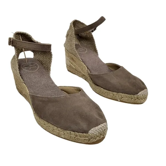 Toni Pons Caldes' Linen Wedge Sandals