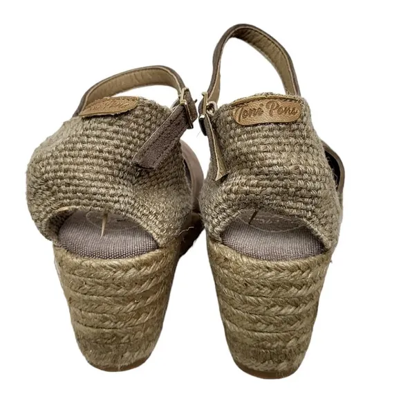 Toni Pons Caldes' Linen Wedge Sandals