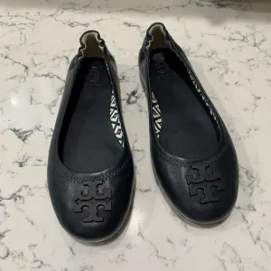 Tory Burch Ballet Flats navy blue size 5