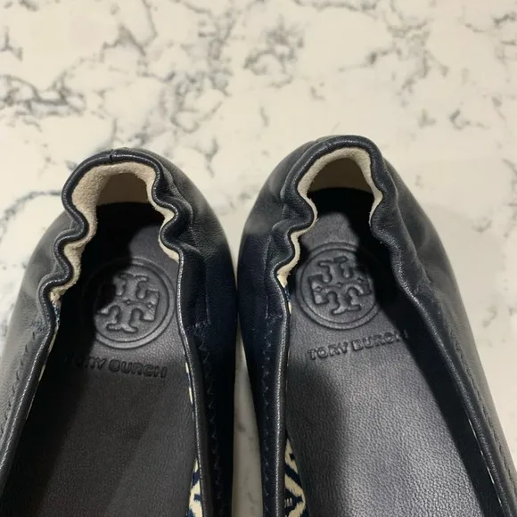Tory Burch Ballet Flats navy blue size 5