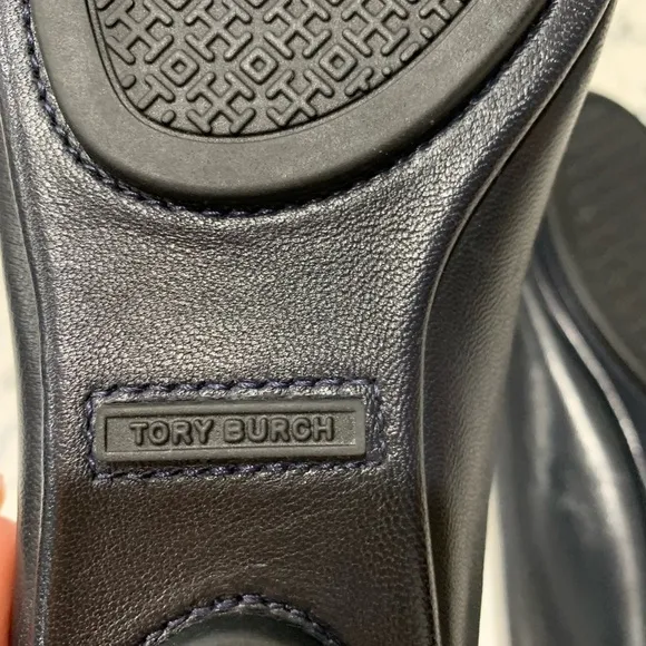 Tory Burch Ballet Flats navy blue size 5