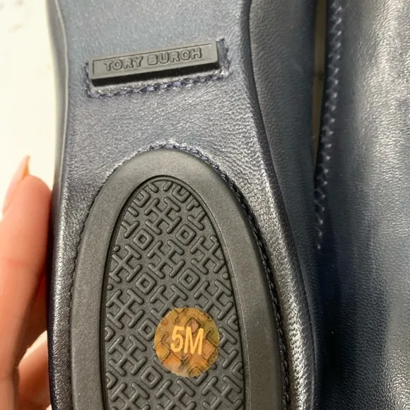 Tory Burch Ballet Flats navy blue size 5