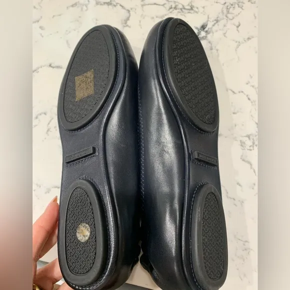 Tory Burch Ballet Flats navy blue size 5