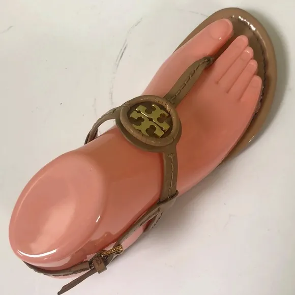 Tory Burch Beige Leather Sandals Sz 5.5