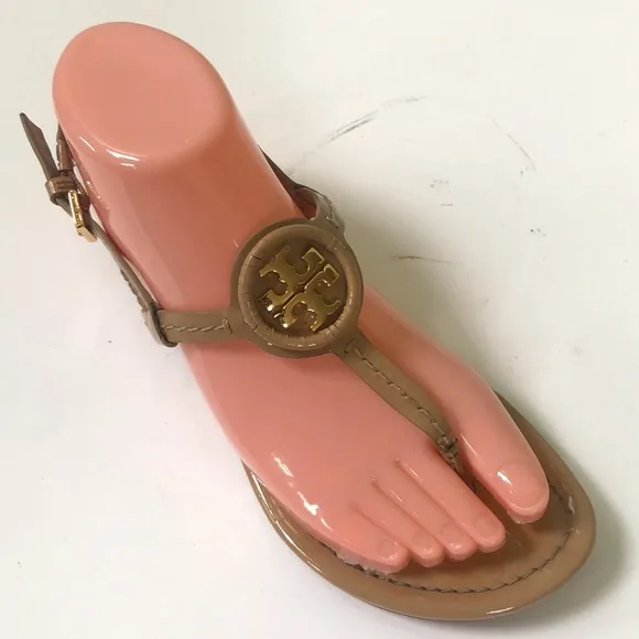 Tory Burch Beige Leather Sandals Sz 5.5