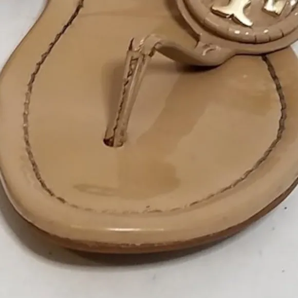Tory Burch Beige Leather Sandals Sz 5.5