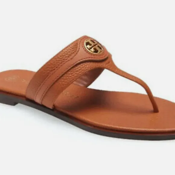 Tory Burch Carson Thong Welt Flat Sandal Size 9