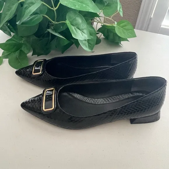 Tory Burch Georgia Pointed Toe Flats Size: 8.5