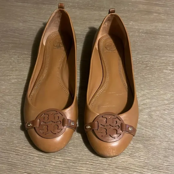 Tory Burch Mini Miller Ballet Flats size 8 M